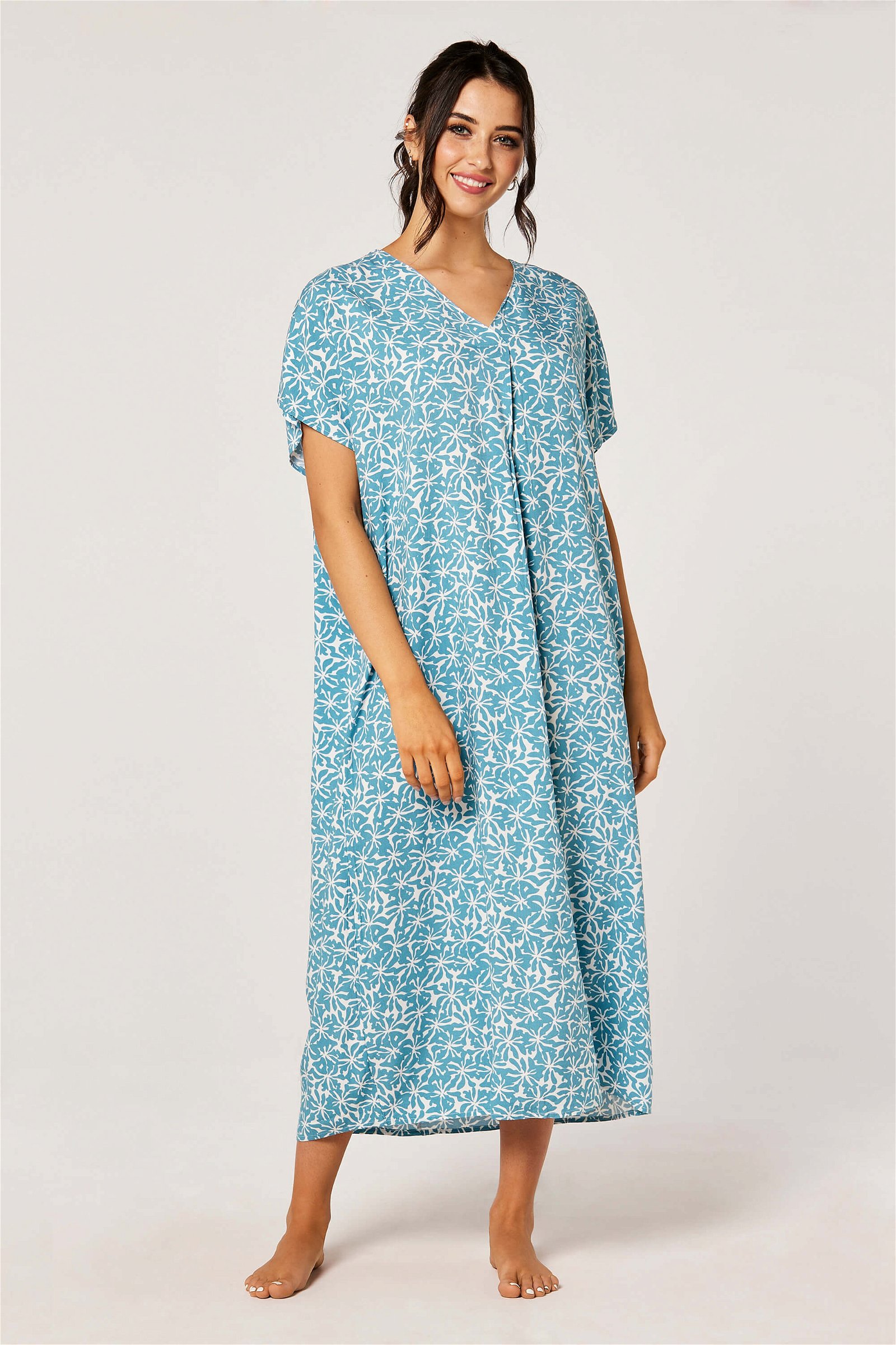 Maxi Printed Night Gown