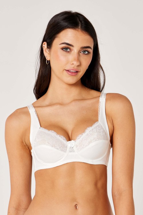 Wired Bra with Lace