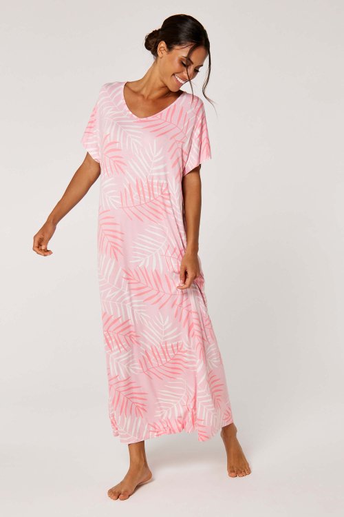 Maxi Printed Night Gown