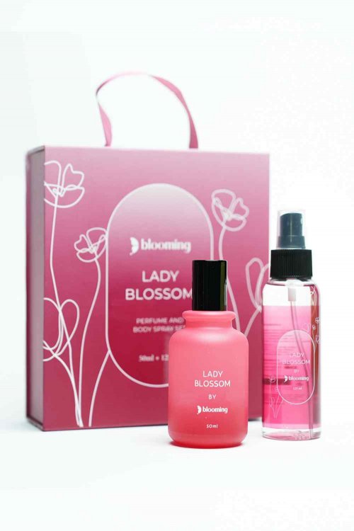 Lady Blossom Set of Perfume and Body Mist